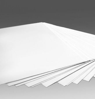 Лист ПВХ RS-Rigid 0,6x1500x3000мм (3,92 кг) Белый матовый с пленкой